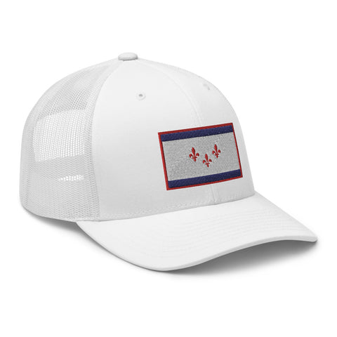 PELS NOLA Flag Trucker Hat - NOLA T-shirt, New Orleans T-shirt