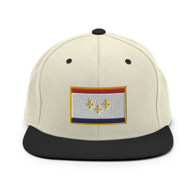 NOLA Flag Snapback Hat - NOLA T-shirt, New Orleans T-shirt