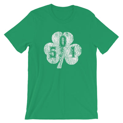 Retro 504 Shamrock Unisex T-Shirt - NOLA T-shirt, New Orleans T-shirt