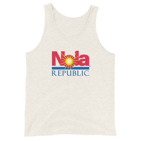 NOLA REPUBLIC Pineapple Paradise Unisex Tank Top - NOLA T-shirt, New Orleans T-shirt