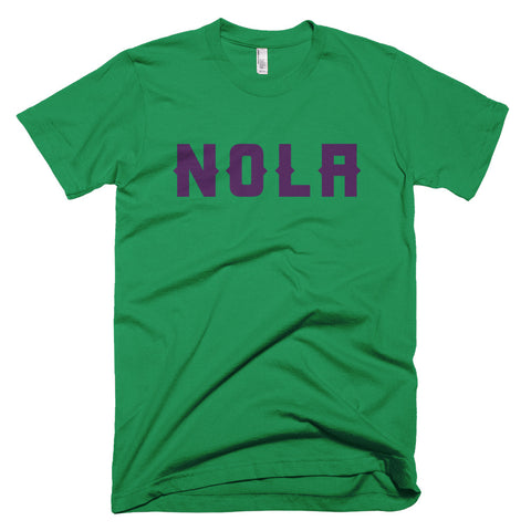 NOLA Mardi Gras Script Unisex T-Shirt - NOLA T-shirt, New Orleans T-shirt