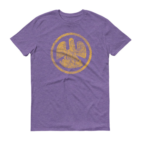 Louisiana Pelican Gold Unisex T-Shirt - NOLA T-shirt, New Orleans T-shirt