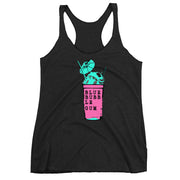 Blue Bubble Gum Sno-ball Flavorz Women's Racerback Tank - NOLA T-shirt, New Orleans T-shirt