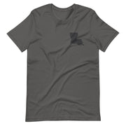 LOUISIANA Matte Black Unisex T-Shirt - NOLA T-shirt, New Orleans T-shirt