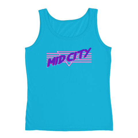 90's MID CITY New Orleans Women's Tank Top - NOLA T-shirt, New Orleans T-shirt