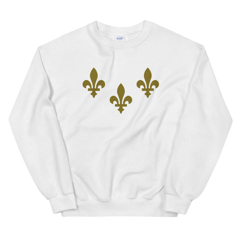 Golden Fleurs Unisex Sweatshirt - NOLA T-shirt, New Orleans T-shirt