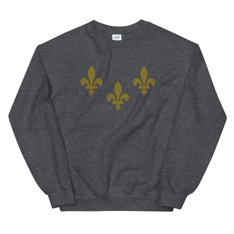 Golden Fleurs Unisex Sweatshirt - NOLA T-shirt, New Orleans T-shirt