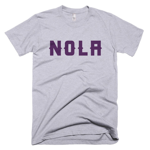 NOLA Mardi Gras Script Unisex T-Shirt - NOLA T-shirt, New Orleans T-shirt