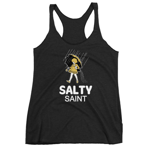 SALTY SAINT Women's Racerback Tank Top - NOLA T-shirt, New Orleans T-shirt