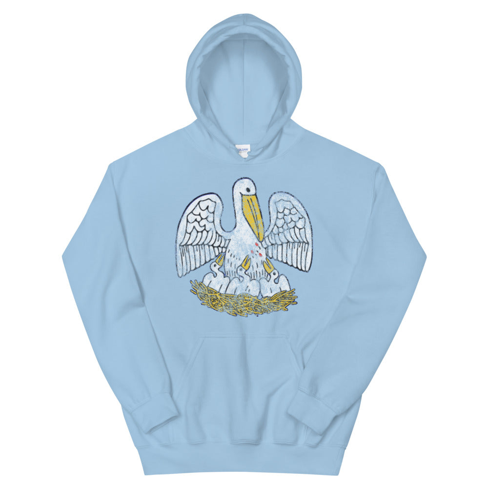 Louisiana State Pelican Unisex Hoodie - NOLA T-shirt, New Orleans T-shirt