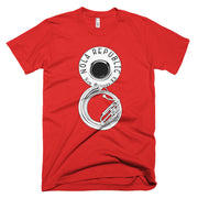 NOLA REPUBLIC Brass Band Tuba Unisex T-Shirt - NOLA T-shirt, New Orleans T-shirt