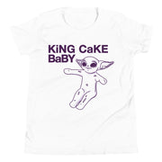 King Cake Baby Youth Short Sleeve T-Shirt - NOLA T-shirt, New Orleans T-shirt