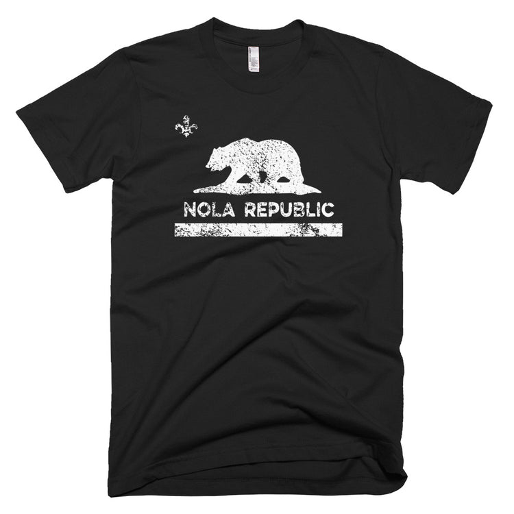 OG NOLA REPUBLIC LA Black Bear Unisex T-Shirt - NOLA T-shirt, New Orleans T-shirt