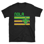 Mardi Gras NOLA Stripes Unisex T-Shirt - NOLA T-shirt, New Orleans T-shirt