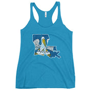 Pelican State of Mind Women's Racerback Tank - NOLA T-shirt, New Orleans T-shirt