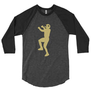 TCHOUPA STYLE ™ Motorbike Dance 3/4 Sleeve Raglan Shirt - NOLA T-shirt, New Orleans T-shirt