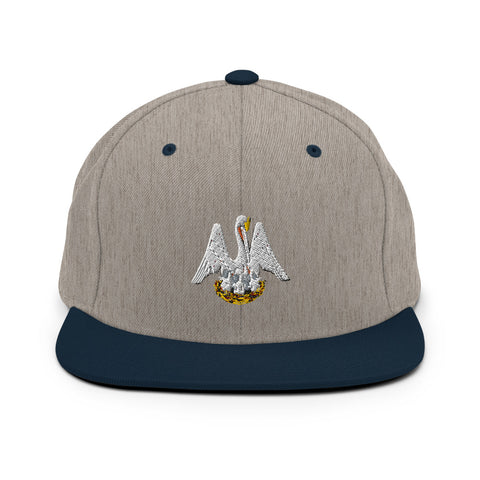 PELICAN STATE Snapback Hat - NOLA T-shirt, New Orleans T-shirt