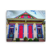 Bywater Pink Passion Four Bay Canvas - NOLA T-shirt, New Orleans T-shirt