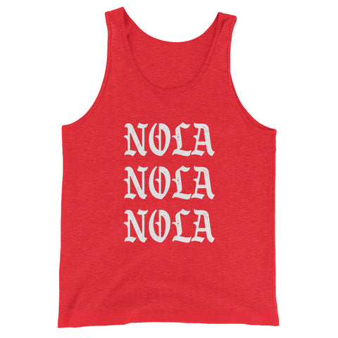 NOLA-NOLA-NOLA Unisex Tank Top - NOLA T-shirt, New Orleans T-shirt