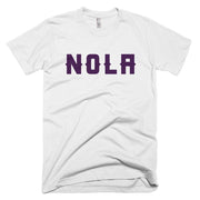 NOLA Mardi Gras Script Unisex T-Shirt - NOLA T-shirt, New Orleans T-shirt