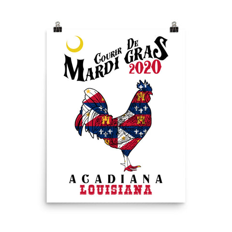 Courir de Mardi Gras 2020 Poster - NOLA T-shirt, New Orleans T-shirt