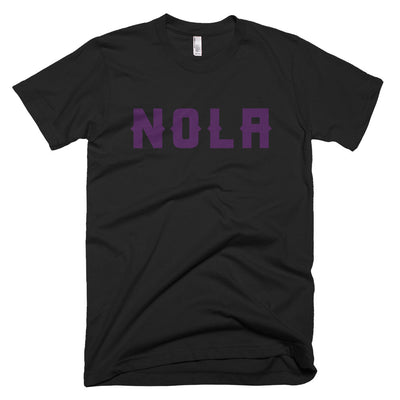 NOLA Mardi Gras Script Unisex T-Shirt - NOLA T-shirt, New Orleans T-shirt