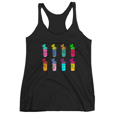 Sno-Ball Flavorz Women's Racerback Tank - NOLA T-shirt, New Orleans T-shirt