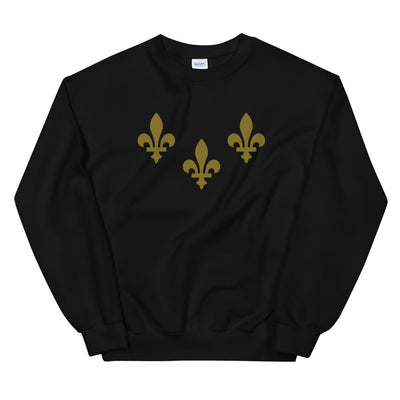 Golden Fleurs Unisex Sweatshirt - NOLA T-shirt, New Orleans T-shirt