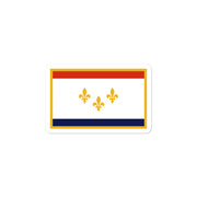 New Orleans Flag Sticker - NOLA T-shirt, New Orleans T-shirt