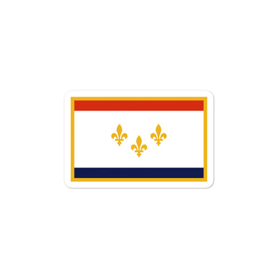 New Orleans Flag Sticker - NOLA T-shirt, New Orleans T-shirt