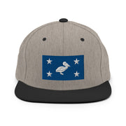 CCC Bridge Pelican Snapback Hat - NOLA T-shirt, New Orleans T-shirt