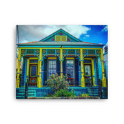 Marigny New Orleans Shotgun Double Canvas - NOLA T-shirt, New Orleans T-shirt