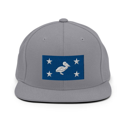 CCC Bridge Pelican Snapback Hat - NOLA T-shirt, New Orleans T-shirt