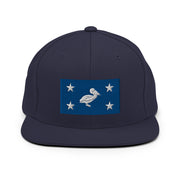 CCC Bridge Pelican Snapback Hat - NOLA T-shirt, New Orleans T-shirt