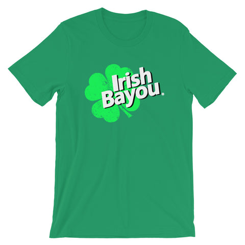 Irish Bayou Shamrock Unisex T-Shirt - NOLA T-shirt, New Orleans T-shirt