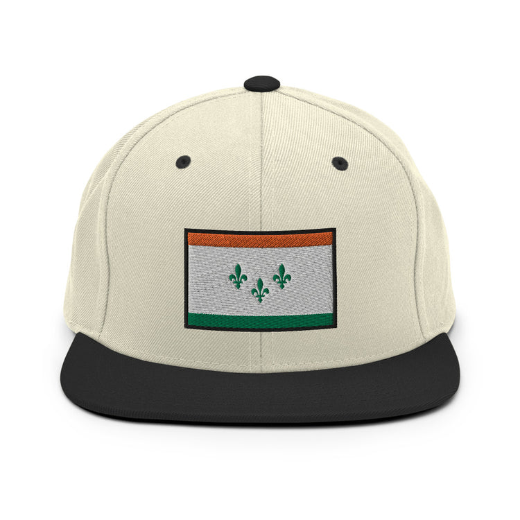New Orleans IRISH Flag Snapback Hat - NOLA T-shirt, New Orleans T-shirt