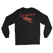 Louisiana Crawfish Season Long Sleeve T-Shirt - NOLA T-shirt, New Orleans T-shirt