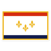 New Orleans Flag Sticker - NOLA T-shirt, New Orleans T-shirt