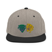 Mardi Gras Masks Snapback Hat - NOLA T-shirt, New Orleans T-shirt