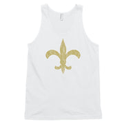 Vintage Fleur de lis Unisex Tank Top - NOLA T-shirt, New Orleans T-shirt