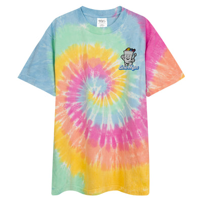 Sno-Man © Embroidered Tie-Dye T-Shirt - NOLA REPUBLIC T-SHIRT CO.