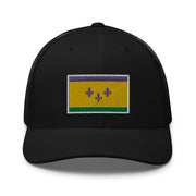 Mardi Gras NOLA Flag Trucker Hat - NOLA REPUBLIC T-SHIRT CO.