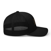 N.O. Black & Gold Trucker Hat - NOLA REPUBLIC T-SHIRT CO.