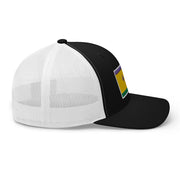 Mardi Gras NOLA Flag Trucker Hat - NOLA REPUBLIC T-SHIRT CO.