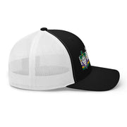 Retro Mardi Gras Jester Trucker Hat - NOLA REPUBLIC T-SHIRT CO.