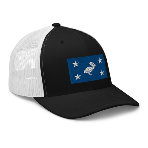 CCC Bridge Pelican Trucker Cap - NOLA REPUBLIC T-SHIRT CO.