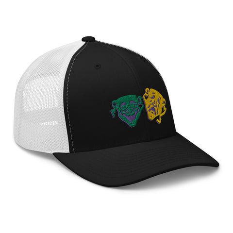 Masquerades Mardi Gras Trucker Hat, Nola Republic T-Shirt Co.