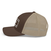 New Orleans Flag Stencil Trucker Hat - NOLA REPUBLIC T-SHIRT CO.