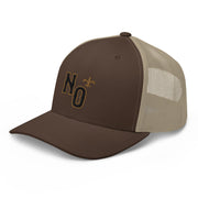 N.O. Black & Gold Trucker Hat - NOLA REPUBLIC T-SHIRT CO.