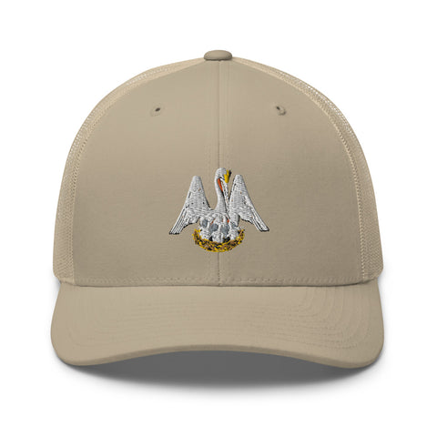 PELICAN STATE Trucker Hat - NOLA REPUBLIC T-SHIRT CO.